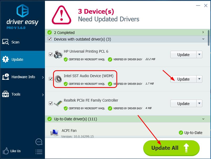 Intel sst audio driver windows 8.1